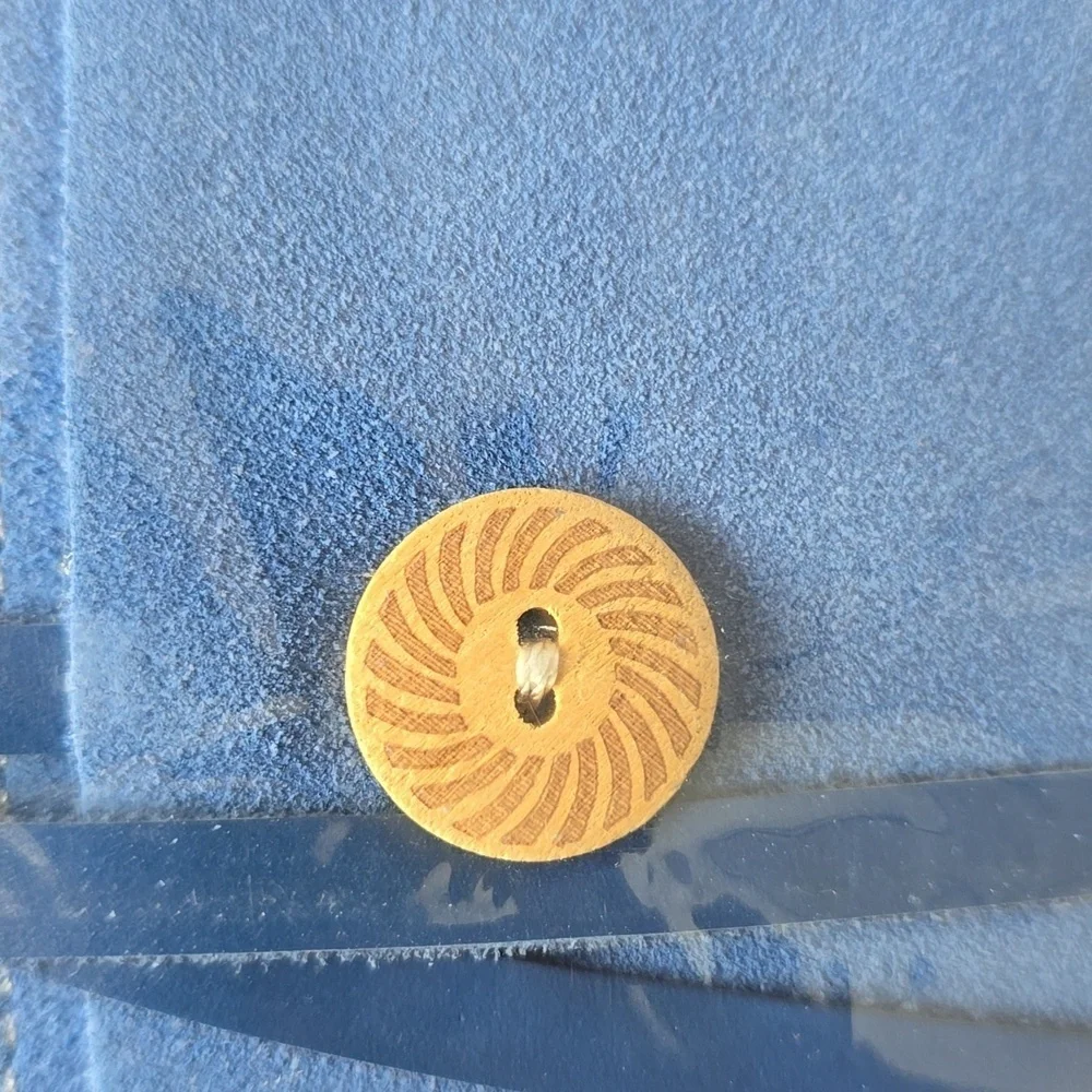 Barnes & Noble handstitched blue